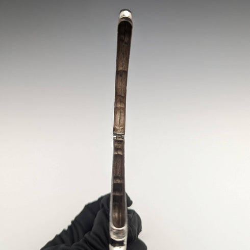 1871 British antique sterling silver card case 59g GEORGE UNITE